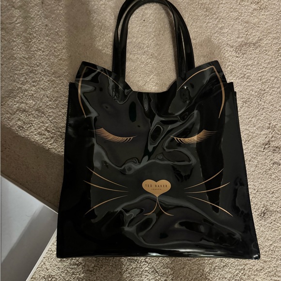 TED BAKER London 💫 Cat vinyl Tote Bag - Picture 1 of 8